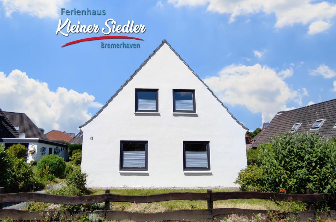 Ferienhaus Kleiner Siedler เบรเมอร์ฮาเฟิน ภายนอก รูปภาพ